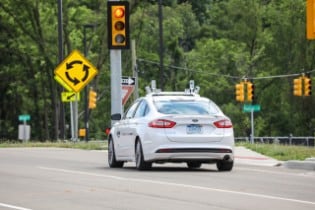 Autonomous Vehicle Testing at Mcity